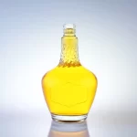 700ml spiral pattern glass bottle