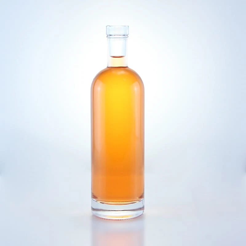500ml 700ml 750ml cylindrical glass bottle for liquor or Oliver oil