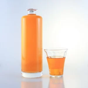 stock hot sale short neck tequila rum glass bottle 750ml 500ml