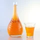 bouteille de tequila en verre 750ml avec gravure et col long