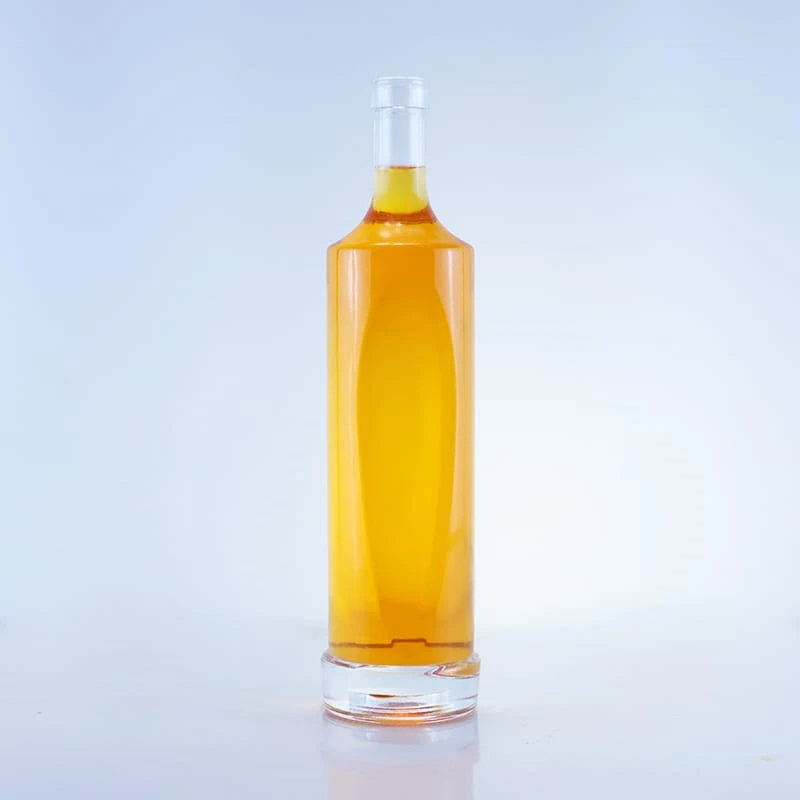 099-700ml 750ml unique design easy to handle brandy glass bottle