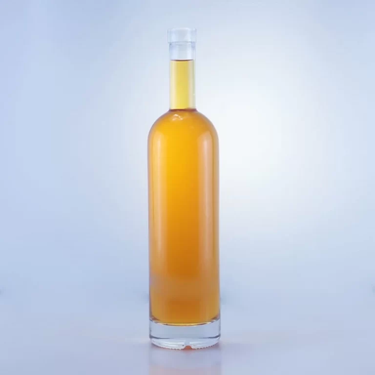 104-750ml 1000ml unbreakable popular round glass bottle with cork