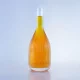 Bouteille de verre à liqueur 116-in stock big bell embossed