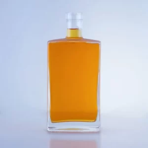 119-500ml 750ml wholesale flat shape brandy glass bottole