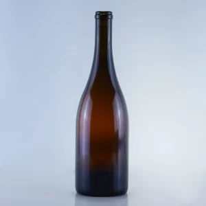 128-international standard popular amber wine glass bottle