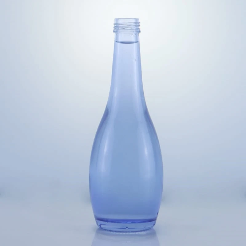 146-330ml wholesale blue water glass bottle