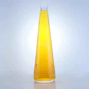 164-70cl Ribbed glass spirits bottle