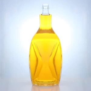 195-Hot sale spirits empty glass bottles with guala cap
