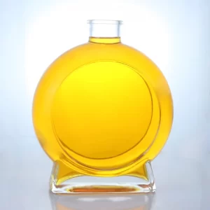 197-Fancy 500ml 700ml glass bottle for spirits whiskey