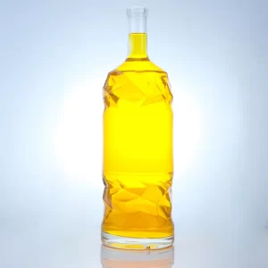 212-750ML customized unique glass bottle OEM design
