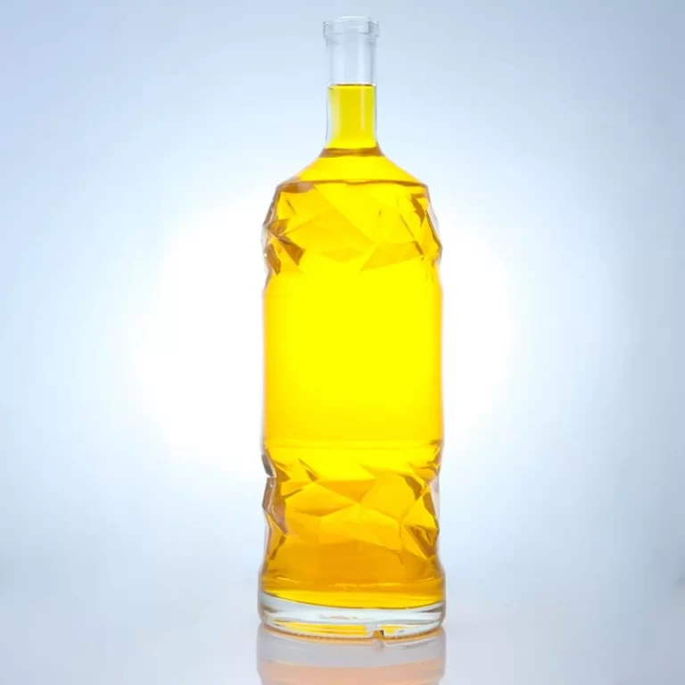 212-750ML customized unique glass bottle OEM design