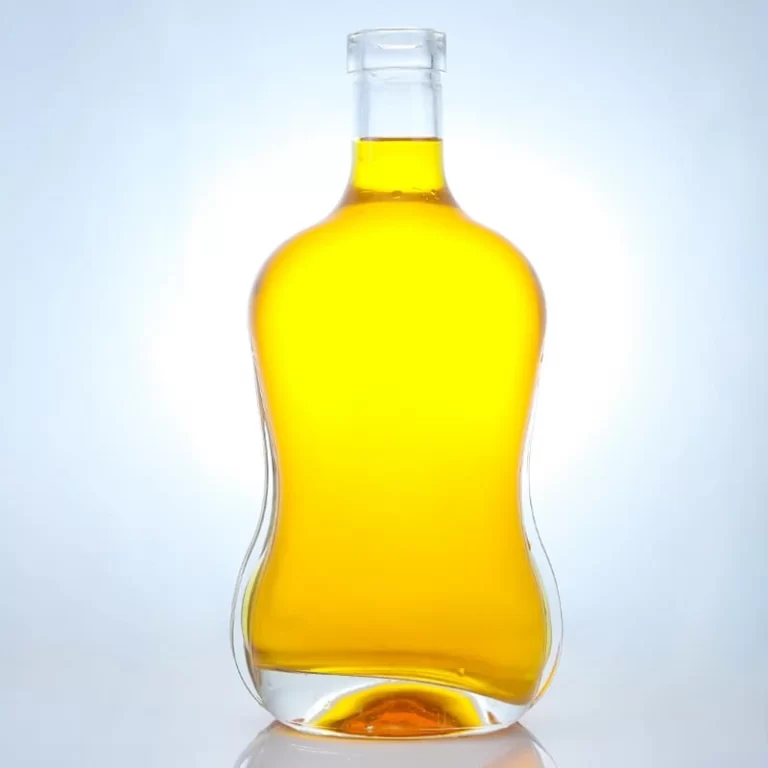 213-Unique gourd-shaped 750ml glass bottle for spirits