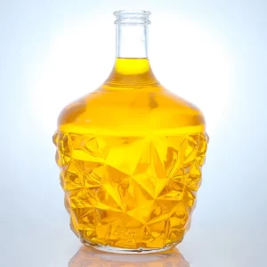 219-375ml eco-friendly spirits glass bottle with glass stopper