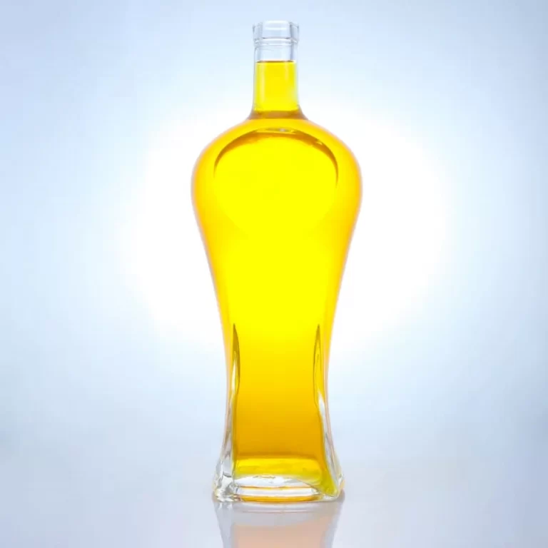 228-New arrivial slender glass bottle with cork