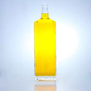231-High grade 1000ml square glass bottles for spirits