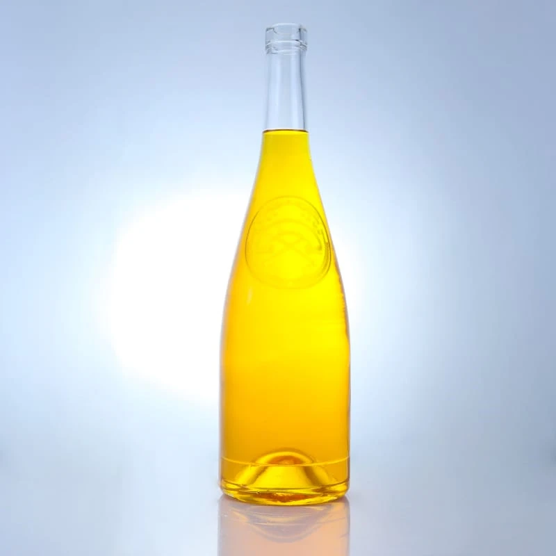 233-1000ml 1500ml glass wine brandy glass bottles with raised bottom