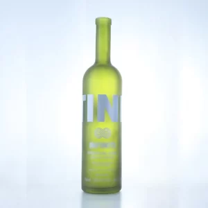 green colored 750ml wine bottle manufacture