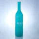 color verde y serigrafia botella de vodka 750ml