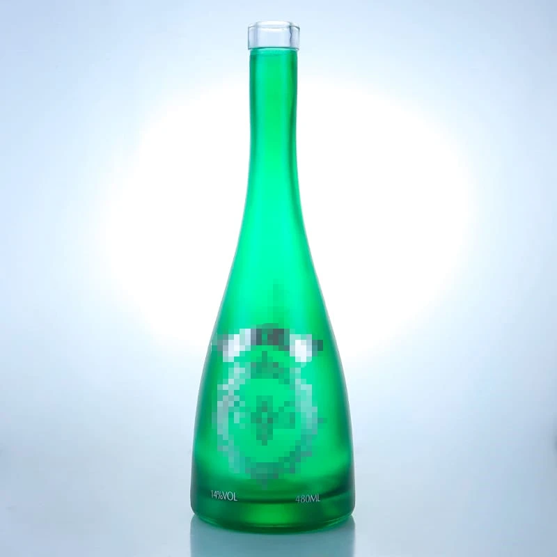 green spray cone fruit liquor bottle 500ml 700ml 750ml