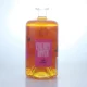 Botella de whisky con fondo abatible de 500 ml 700 ml 750 ml con calcomanía con logotipo