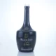 314-750ml botella de tequila con forma de cuello largo negro mate