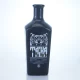 315-700ml матовая черная трафаретная печать логоса бутылки рома
