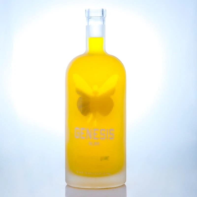 popular manufacture bulk glass bottle used for the woman drinking