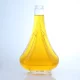 340-Bouteille en verre conique de 250ml de haute qualité avec textures