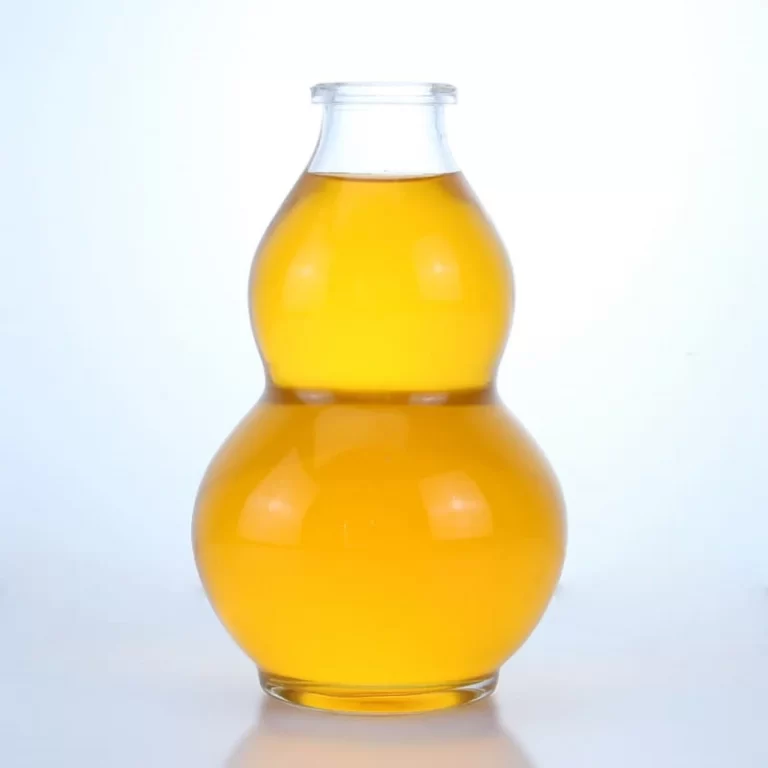 367-100ml 200ml gourd shaped glass bottle for spirits