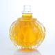 371-200ml grabar mini botella redonda de vidrio con tapón guala