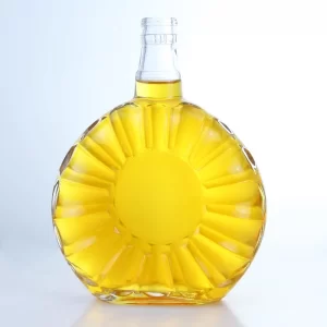 373-375ml wholesale xo brandy glass bottle with lid