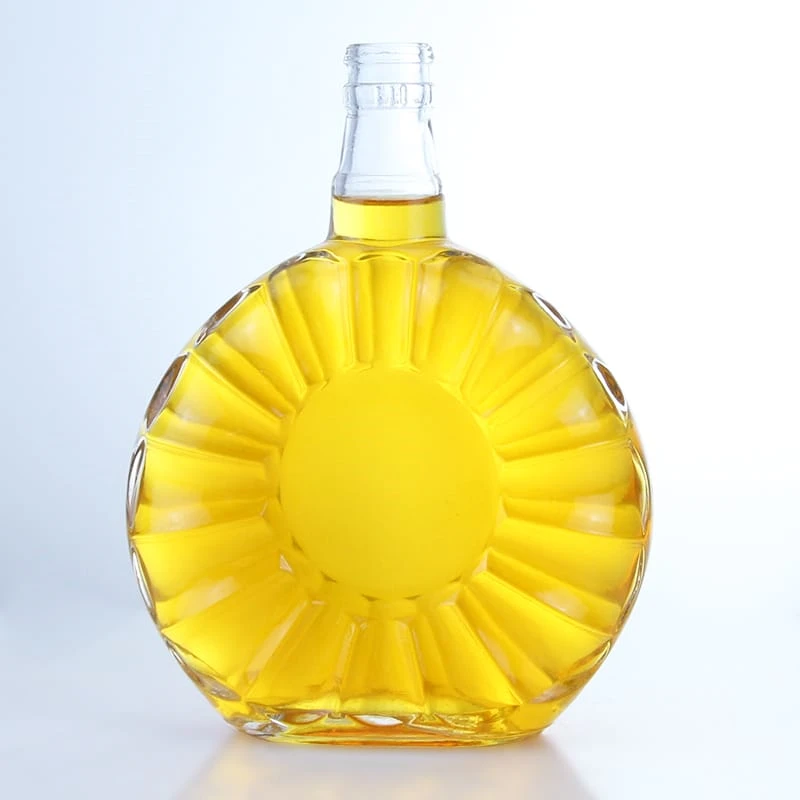 373-375ml wholesale xo brandy glass bottle with lid