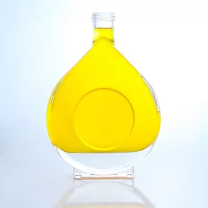 unique heart shape thick bottom 375ml brandy bottle