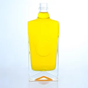 mark area thick bottom 180ml guala cap liquor bottle