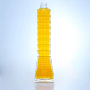 412-375ml 500ml taller tower shape bottle with bartop