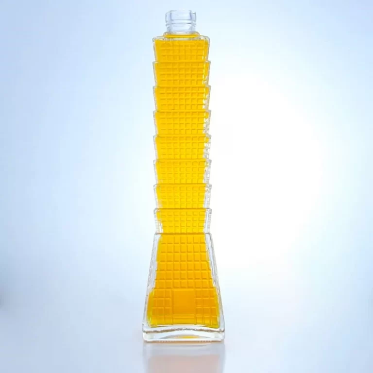 412-375ml 500ml taller tower shape bottle with bartop