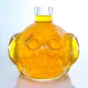 Botella transparente cabeza de mono de 415-500 ml con tapón de madera