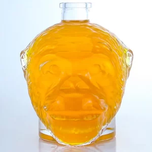 417-wholesale 700ml orangutan head super flint bottle with wooden lid