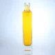 437-200ml bouteille carrée en verre avec logo embossé