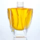 nouveau design fond épais avec punk épaule plate bouteille whisky à vis 100ml