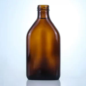 oval amber 500ml chemistry and pharmaceuticals bottle