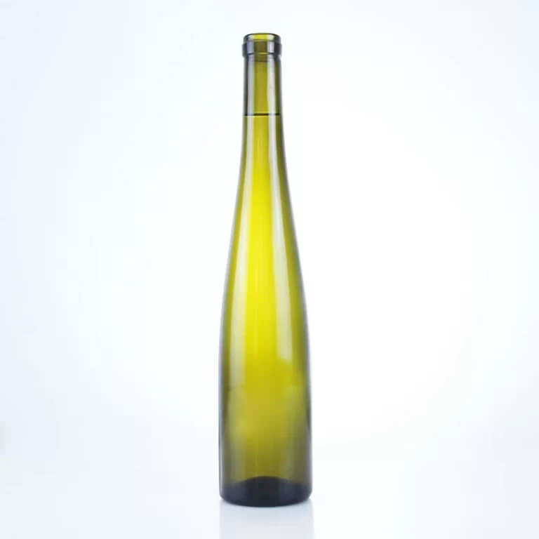 499-375ml 500ml dark green long neck oil bottle with lid