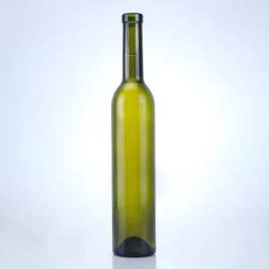 509-750ml dark green glass wine bottle with corks