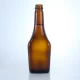 510-Botella de vidrio ámbar de gama alta para cervezas