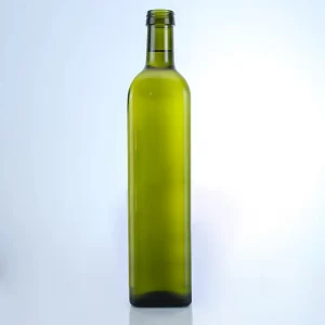 511-Classic 500ml square olive oil glass bottle with a screw finish