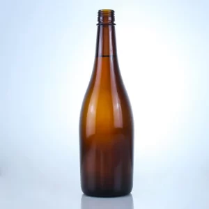 good price amber flint bottle from China factory