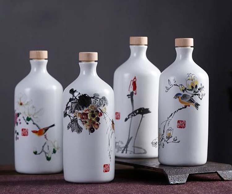 500ml glass bottles used in China Baijiu