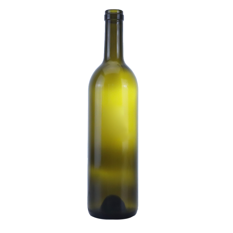 750ml  Classic green wine glass bottle