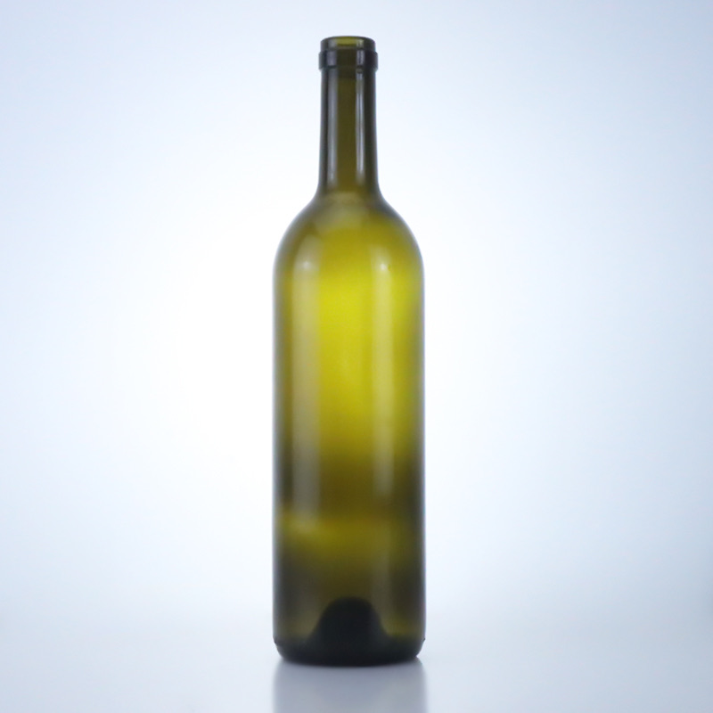 VIT2209-67-750ml Classic green wine glass bottle