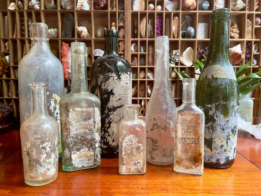 What kind of old glass bottles are worth money?